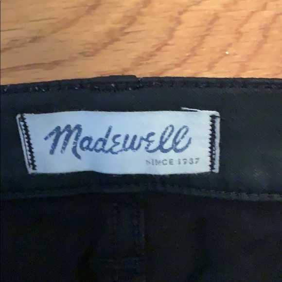 Mid-Rise Wax Black Madewell Jeans - Picture 4 of 4